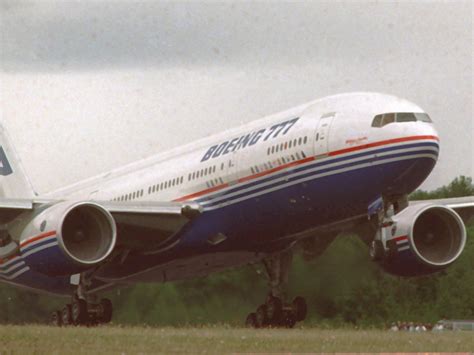6/12/1994: First Flight of the Boeing 777 .